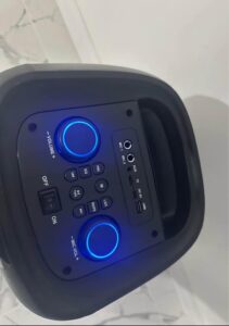 Speaker Double 8” Hifi Sound Rechargeable Speaker with Wireless Mic - Image 2