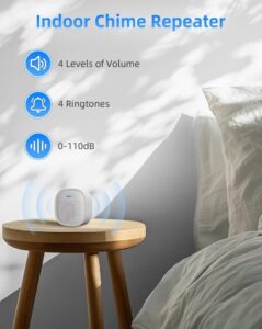 Video Doorbell Battery Operated 2K HD Video with Chime - Image 2