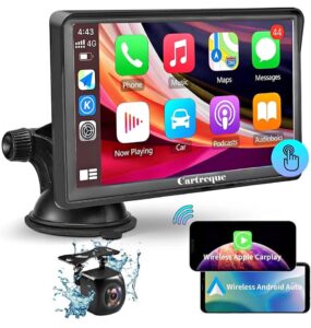 Wireless Carplay Android Auto 7” Screen With Back Camera