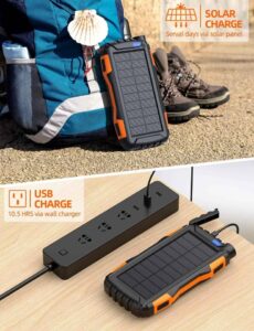 Solar Power Bank Portable Charger (42800mAh) - Image 2