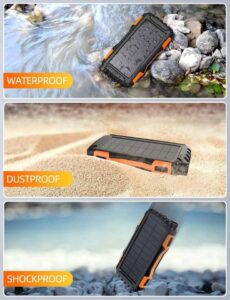 Solar Power Bank Portable Charger (42800mAh) - Image 4