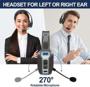 Trucker Bluetooth Headset, V5.2 Wireless Headset - Image 6