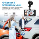 Dash Cam Front with 32G SD Card, 1080P FHD Car Driving Recorder 3'' IPS Screen 170°Wide Angle Dashboard Camera Aluminum Alloy Case, WDR G-Sensor Parking Monitor Loop Recording Motion Detection - Image 3