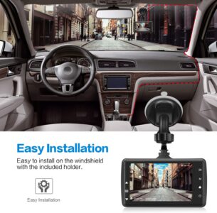 Dash Cam Front with 32G SD Card, 1080P FHD Car Driving Recorder 3'' IPS Screen 170°Wide Angle Dashboard Camera Aluminum Alloy Case, WDR G-Sensor Parking Monitor Loop Recording Motion Detection - Image 2
