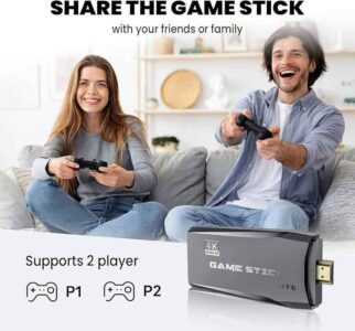 Retro Game Console - Wireless Retro Game Stick, Revisit Video Games with Built-in 20000+ Games - Image 4