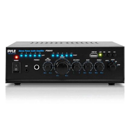 Pyle Bluetooth Home Audio 2 x 120 Watt 2 Channel Power Amplifier Receiver