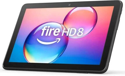 Fire HD8 Tablet with free Case (Blue/Pink)
