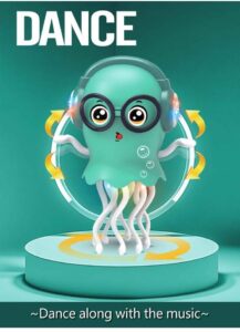 Dancing Jellyfish Toy, Crawling Jellyfish Tummy Time Toy,Magic Dancing Music Crawling Toy - Image 8