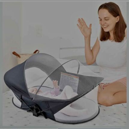 Portable Travel Pod with Mosquito Net & Sunshade Canopy – Indoor/Outdoor – Brand New – 90% OFF
