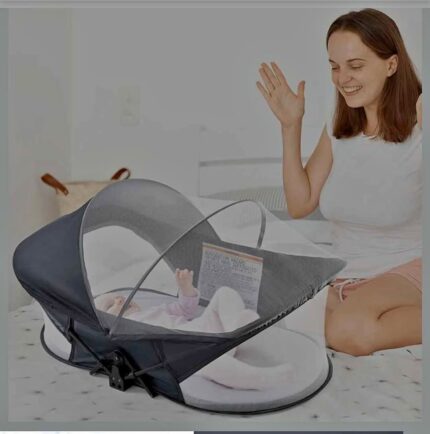 Portable Travel Pod with Mosquito Net & Sunshade Canopy – Indoor/Outdoor – Brand New – 90% OFF
