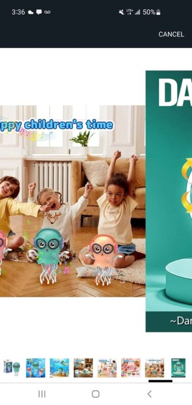 Dancing Jellyfish Toy, Crawling Jellyfish Tummy Time Toy,Magic Dancing Music Crawling Toy - Image 6