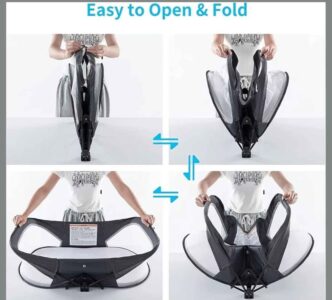 Portable Travel Pod with Mosquito Net & Sunshade Canopy – Indoor/Outdoor – Brand New – 90% OFF - Image 3