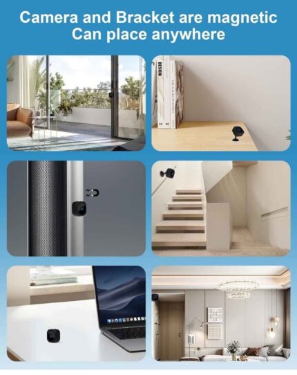 Mini Security Camera HD Wireless WiFi Indoor Camera with Motion Detection Night Vision APP Control