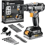 DEKOPRO 20V Cordless Drill Set with Battery & Charger