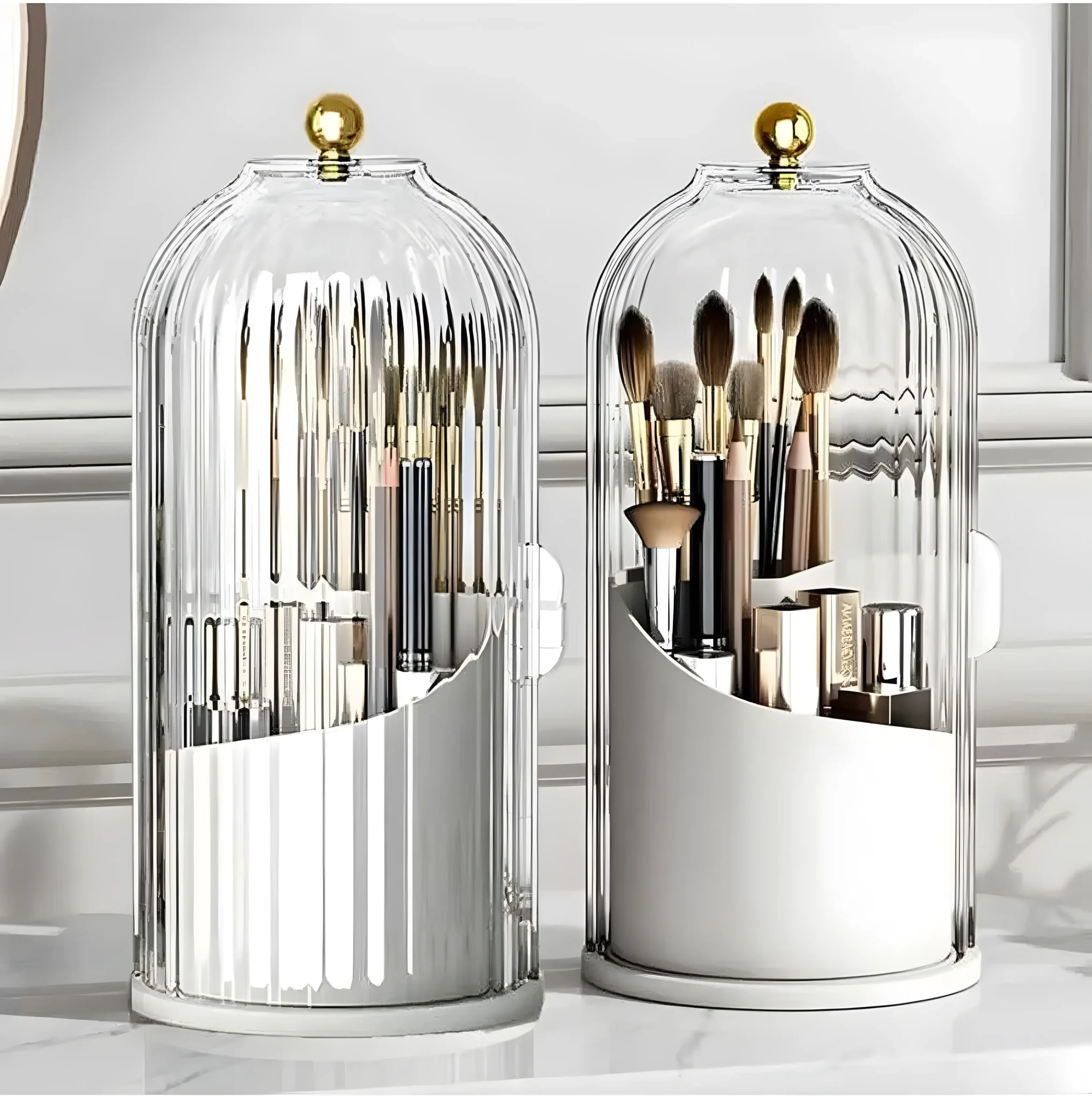 Makeup Brush Holder Organizer – Cosmetic Storage Case