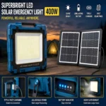 Solar Light Superbright 400W Emergency Light